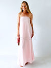 By Frankie / Fable Strapless Dress Pastel Pink