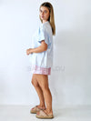 By Frankie / Jersey Shorts - Pink/Blue Stripe