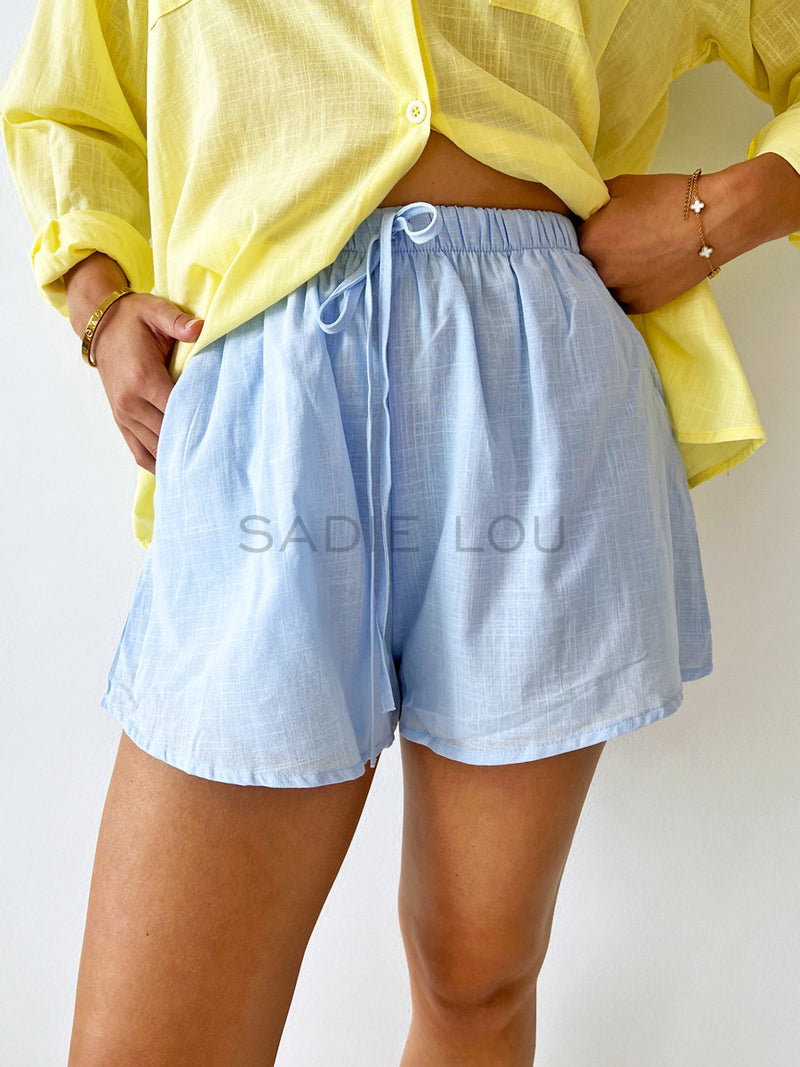 By Frankie / Blanca Shorts - Blue