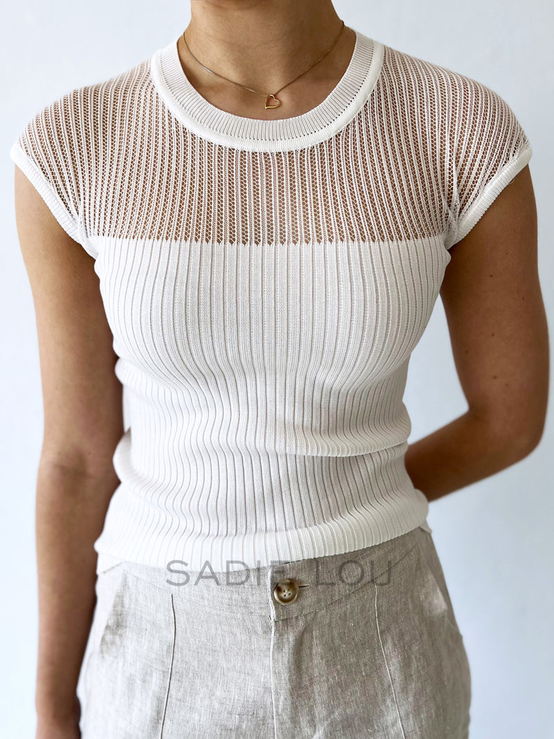 Vixon Top - White