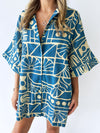 Winne Rae - Zaya Shirt Dress - Blue