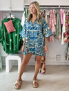 Winne Rae - Zaya Shirt Dress - Blue