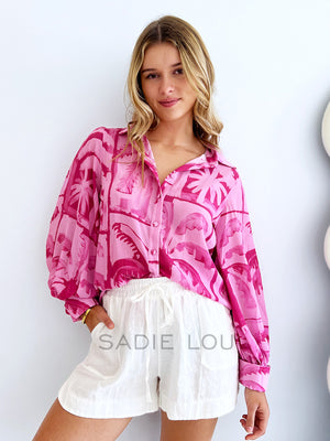 Fleetwood Blouse - Arlo Pink