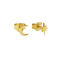 Midsummer Star / Night Glow Studs Gold