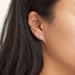 Midsummer Star / Moon Song Turquoise Studs