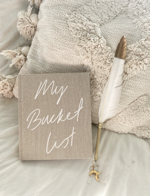 My Bucket List Oat Journal/Diary: Beige