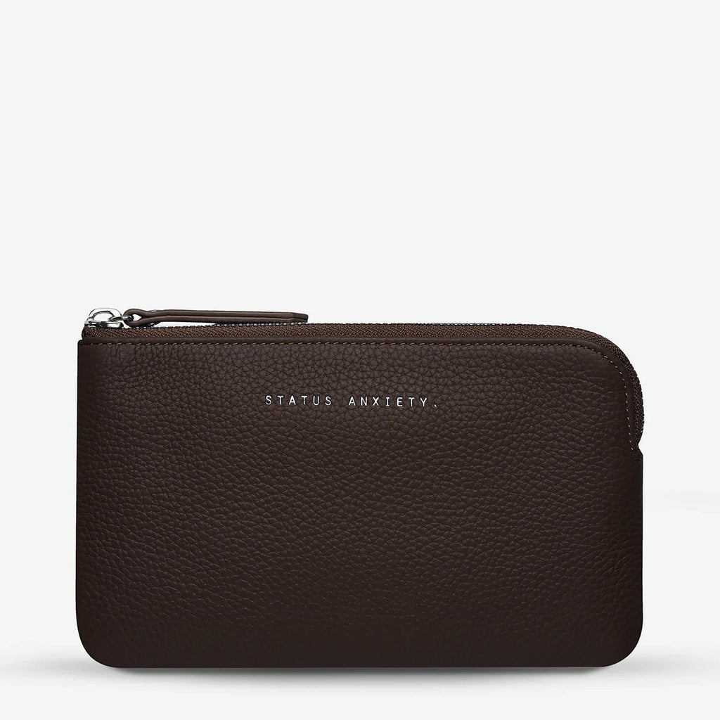 Status Anxiety / Smoke and Mirror wallet - Cocoa