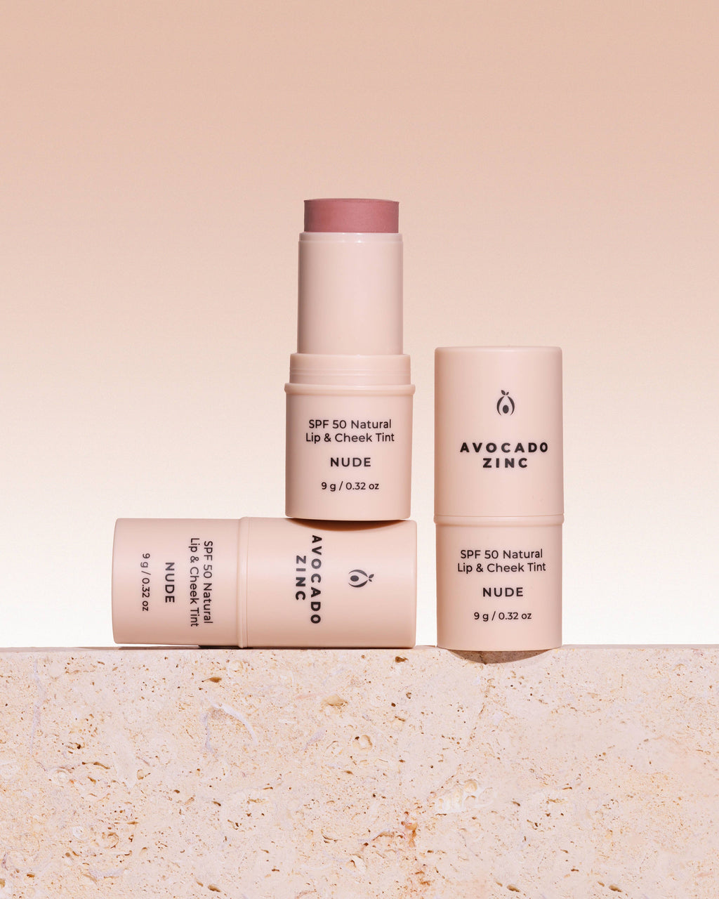 SPF 50 Natural Lip & Cheek Tint - Nude