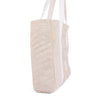 Avocado Zinc / Terry Towelling Tote - Latte