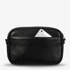 Status Anxiety // Plunder Bag With Webbed Strap - Black