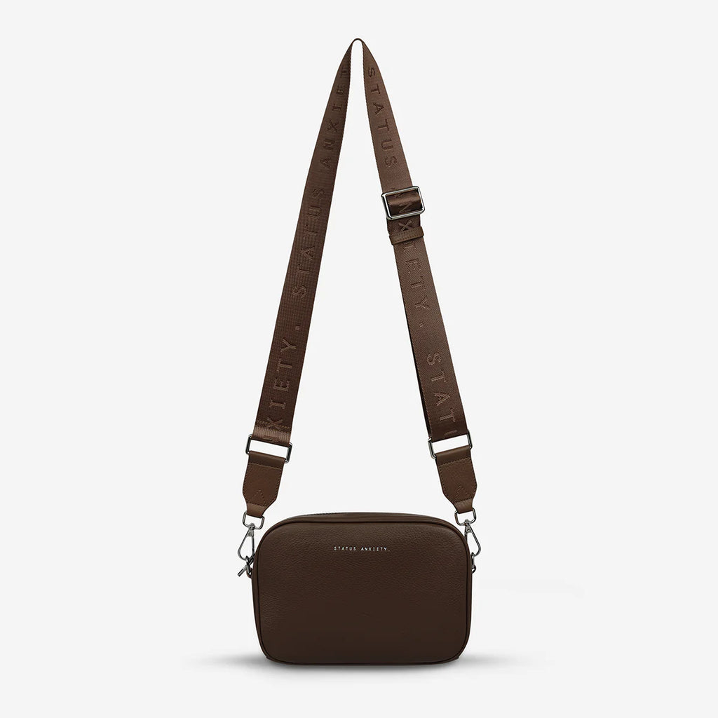 Status Anxiety / Plunder Bag With Webbed Strap - CoCoa