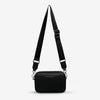 Status Anxiety // Plunder Bag With Webbed Strap - Black