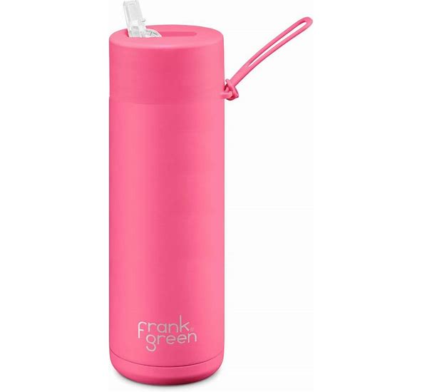 Frank Green // 20oz Reusable Bottle Neon Pink